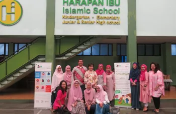 Edukasi Kanker Anak di SD Islam Harapan Ibu Cipinang