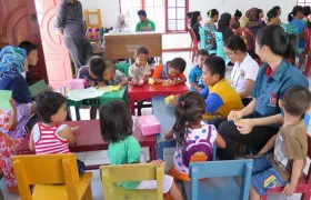 foto Edukasi kanker pada anak di Kampung Nelayan, Kamal Muara 3 kampungnelayan_05