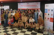 edukasi kanker anak di Alfamart Poltangan